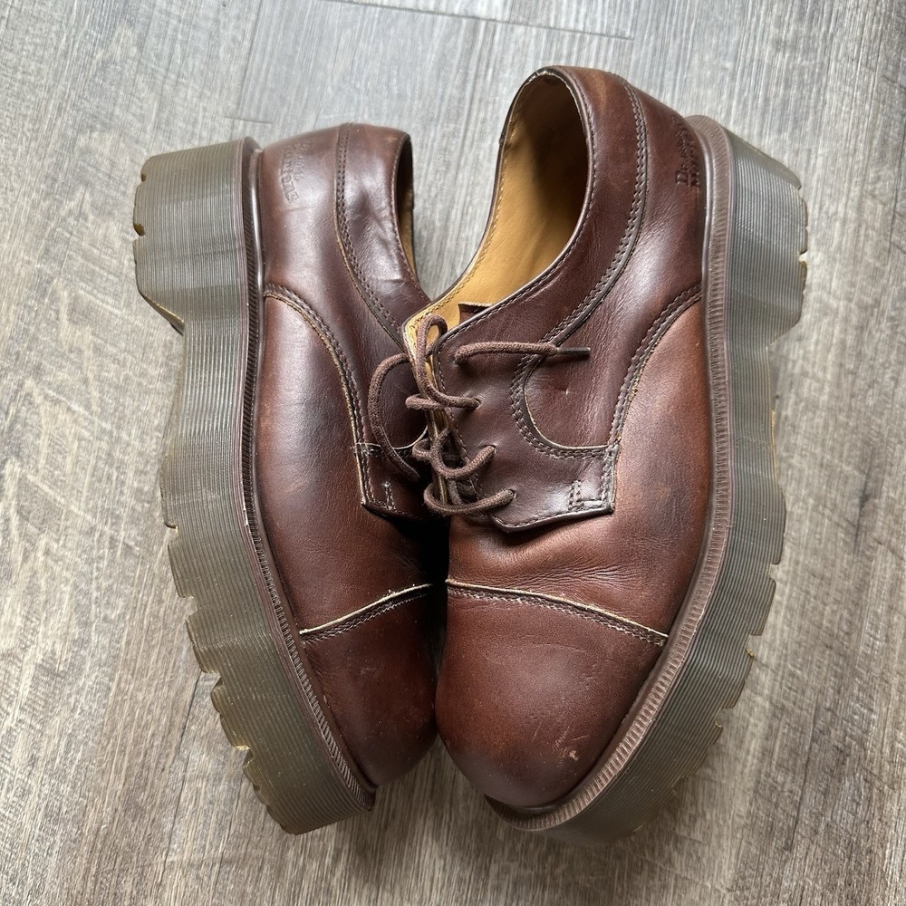 90's Vintage Dr. Martens 8639 Platform Size 7 Made In England Y2K Rare Chunky